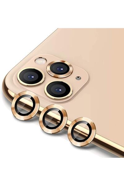 Evax Iphone 11 Pro Max / Iphone 11 Pro Uyumlu Kamera Koruyucu Lens Mercek Met...