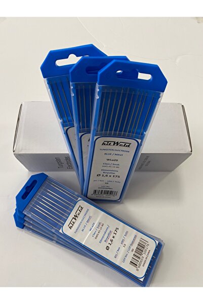 KITWELD TUNGSTEN ELEKTROT MAVİ 1.60 -10 ADET-