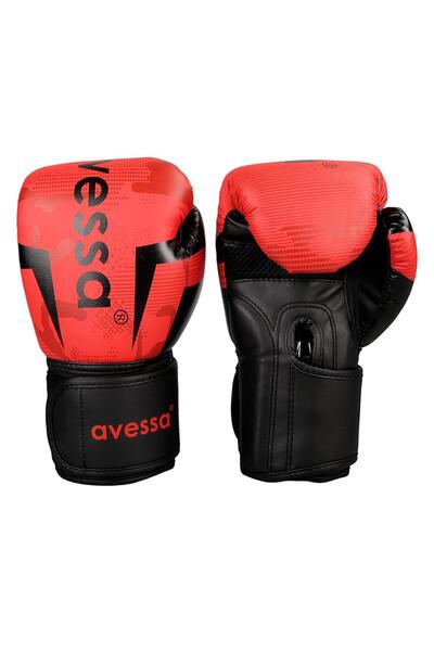 AVESSA قفازات ملاكمة Ring-310 باللون الأحمر 10 أونصة