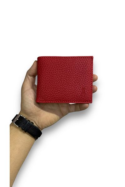 Roan Vegan Leather Men's Wallet!9 Card Pockets, Transparent ID Sections Paper Money Pocket and Surplus