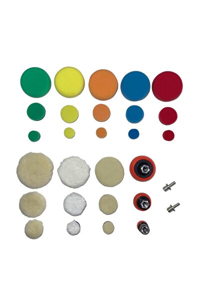 Stark Premium Stark T13 Mini Polisher Kit Keçe Sünger Seti 29 Parça