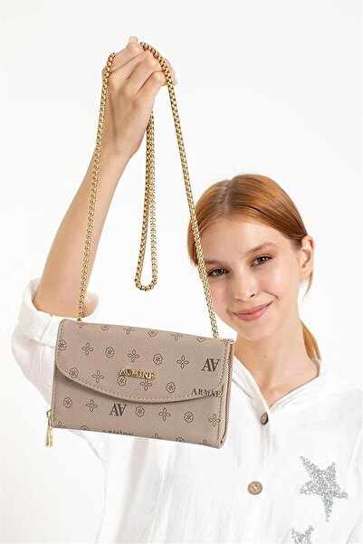 Armine C14 Kadın El Çantası Vizon