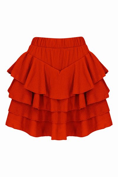 khar Mykonos Red Skirt