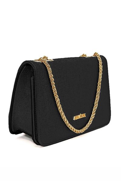 Armine Black Women's Handbag - Model 317