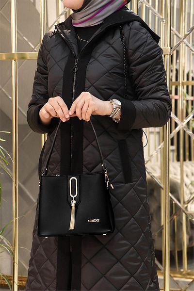 Armine 361 Women's Shoulder Bag Black
