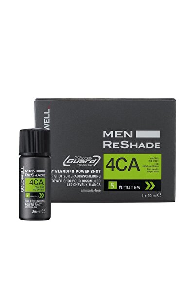 GOLDWELL Men Reshade Amonyaksız Erkeklere Renklendirici Köpük Boya 4CA MidBro...