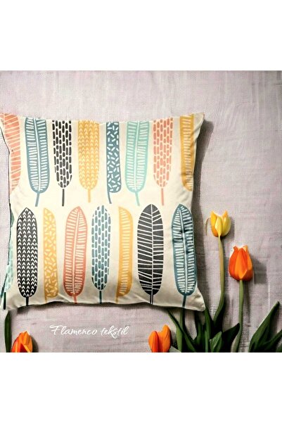 FLAMENCO TEKSTİL وسادة مطبوعة رقمية عالية الجودة - غطاء وسادة رمي