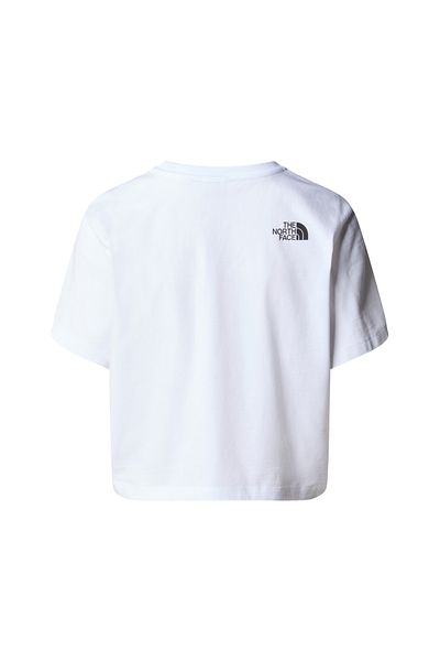 THE NORTH FACE W S/s Cropped Easy Tee Women's White T-shirt Nf0a87nafn41