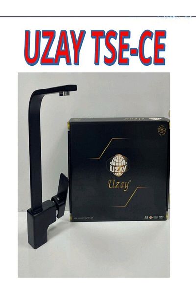 EraycanYapıMarket Space Neptune Black Colored Sink Kitchen Faucet TSE Certificated