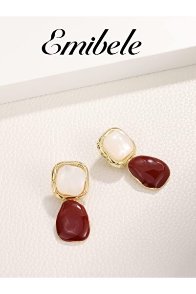 Shisa Jewel Kadınlar Için Emibele Opal Küpe, 925 Ayar Gümüş Post Altın Kaplama(11)