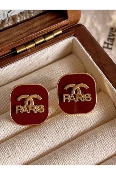 Shisa Jewel Kırmızı Paris Küpeleri, S925 Gümüş Iğne, Retro Tarzı, Üst Düzey.(11)