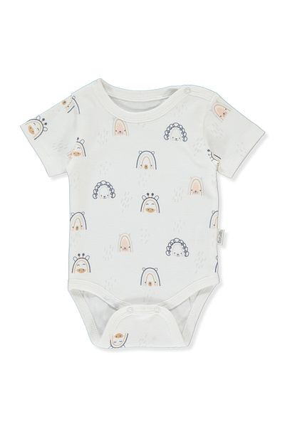 Bebetto INTERLOK SHORT SLEEVE BODY MOON PRINT (BESTIES) T 3570