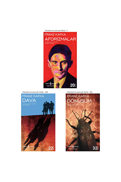TÜRKİYE İŞ BANKASI KÜLTÜR YAYINLARI Modern Klasikler 3'lü Set (Aforizmalar - ...