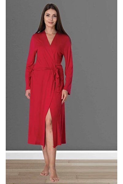 by İGP Vişne Effortt ženski jednodijelni kućni ogrtač Pamuk komada Na vezivanje