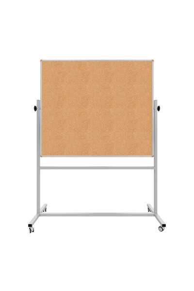 Panda MANTAR PANO 120X140 ÇİFT TARAFLI DÖNERLİ TEKERLEKLİ AYAKLI