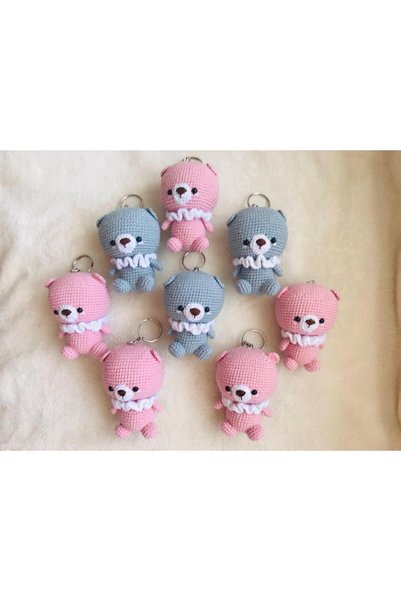 ev atölyem amigurumi   ayıcık anahtarlık  (adet fiyatıdır)