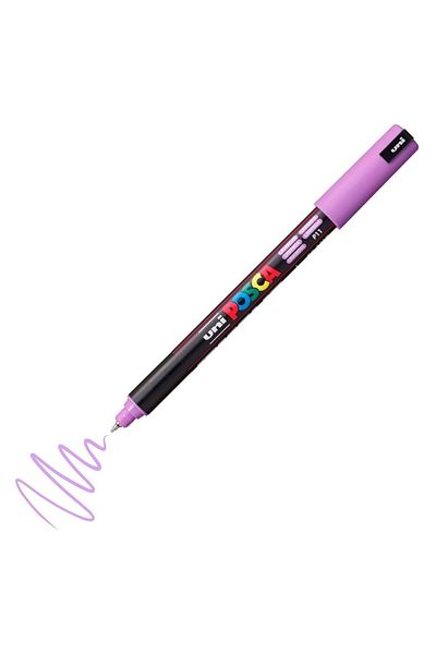 Uni Ultra Fine Posca Marker - 0.7mm Lavender