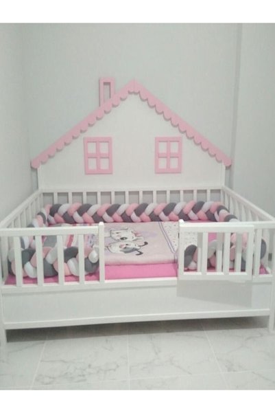 mee-like Braid Protection 240 cm 3-Piece Braid Model - 50X90 For Basket Crib