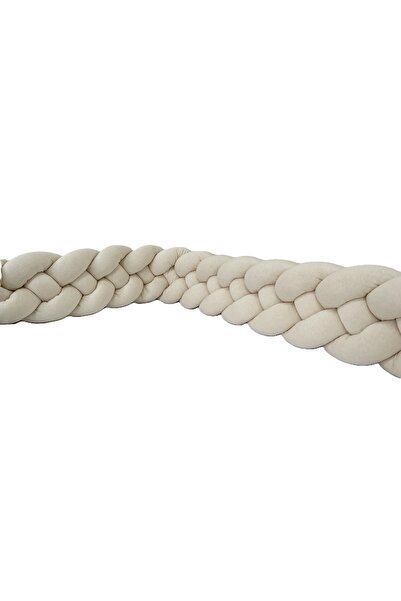 mee-like حماية محبوكة 580 سم 4 قطع موديل محبوك - مناسبة لسرير مونتيسوري 120x200