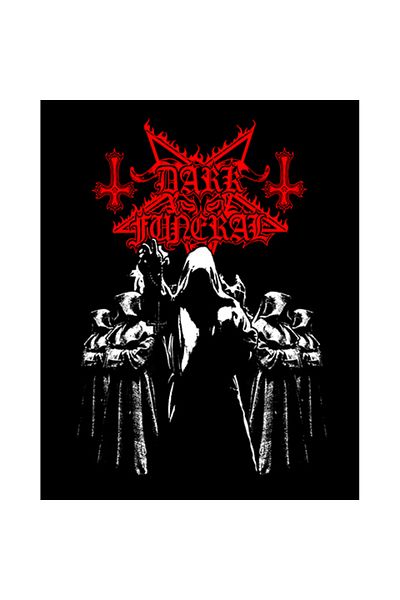 Z zepplin Dark Funeral Band Patch mare pe spate