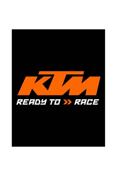 Z zepplin KTM Ready To Race Text Patch mare pe spate