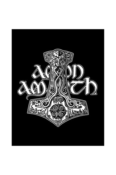 Z zepplin Amon Amarth Thor Hammer Patch mare pe spate