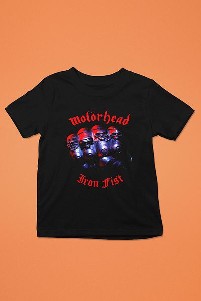 tf tişörtfabrikası Tricou pentru copii unisex negru Motörhead Iron First