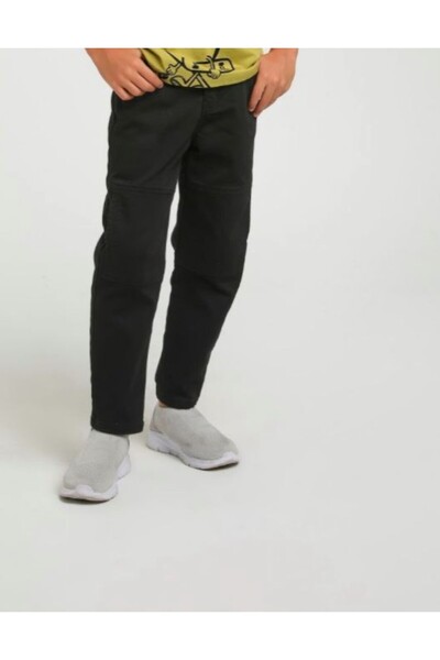 Escabel Момчешки прав панталон с долен джоб и колан