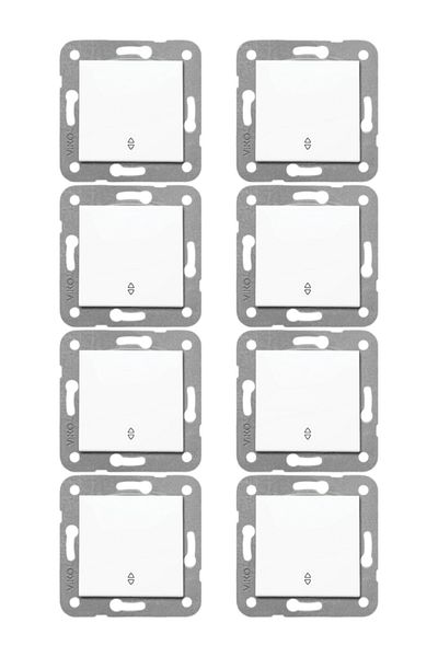 VİKO Viko Karre Vavien White (Frame Included)90967004 (8 Pieces)