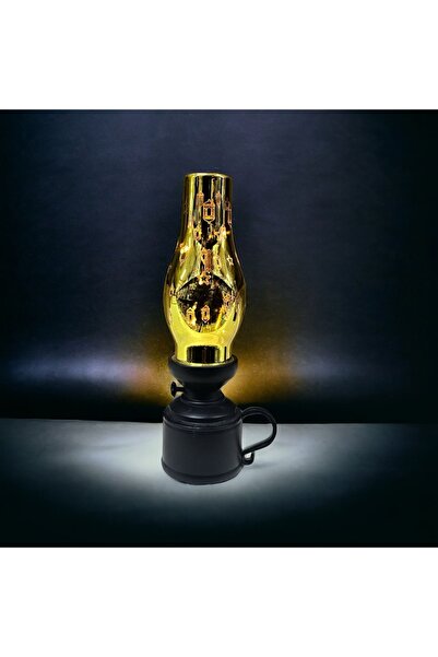 Genel Markalar GÜN IŞIĞI LED IŞIKLI RAMAZAN FENERİ GOLD SİYAH IŞIKLI FENER IŞ...