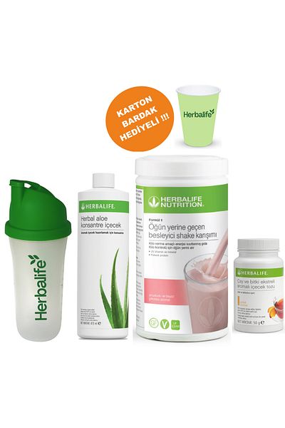 Herbalife Set2 Shake Raspberry White Chocolate Aloe Concentrated Drink Shaker Peach Tea 50 g