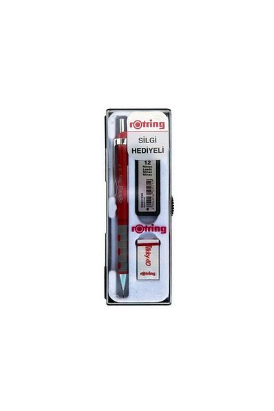 Rotring Pencil Set Versatil Tikky 0.7 Red Tip Pen School Set