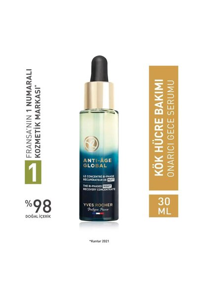 Yves Rocher Anti-Age Global-Niasinamid & Hyaluronik Asit İçerikli Serum 30ml