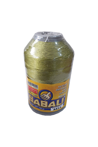 Yabalı Polyester Dikiş Dantel Nakış İpi 100gr 4434 Yeşil No : 50