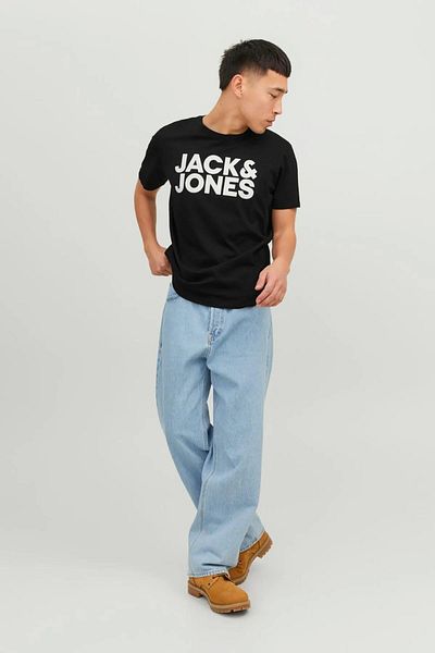 Jack & Jones 12151955 Essentials Jjecorp Logo Ανδρικό μπλουζάκι με λαιμόκοψη Noos