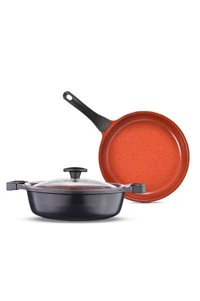 ThermoAD Flora 3 Piece Cookware Set - 26 cm + 26 cm