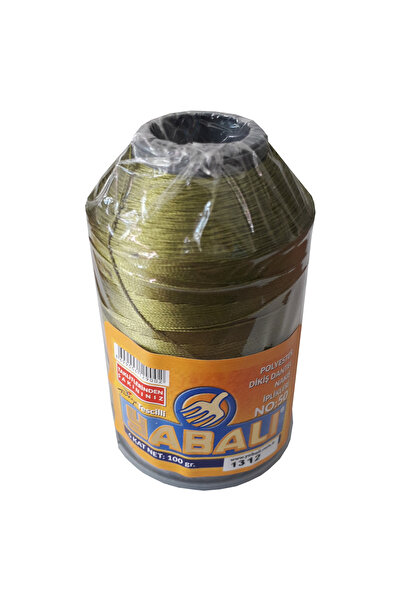 Yabalı Polyester Dikiş Dantel Nakış İpi 100gr 1312 Yeşil No : 50