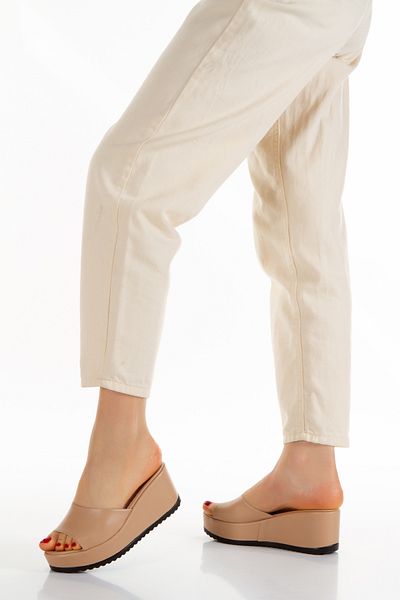 Melacomfort Γυναικείες παντόφλες με παξιμάδι Comfort