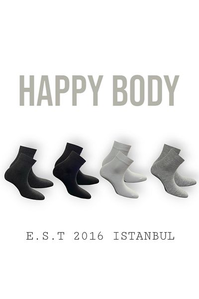 Happy Body Organic Unisex 4-Piece Half-Neck Comfort Non-Squeezing Rubber Seamless Nose Finish