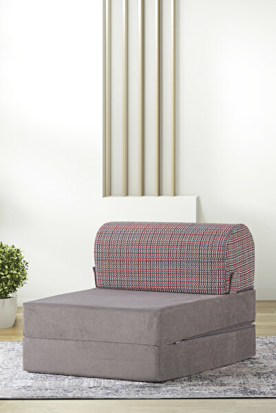 Homedius Magic Lüks Yataklı Katlanır Tek Kişilik Koltuk - Gri