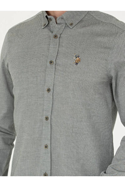 U.S. Polo Assn. U.s. Polo Erkek Slimfit Spor Basic Gömlek