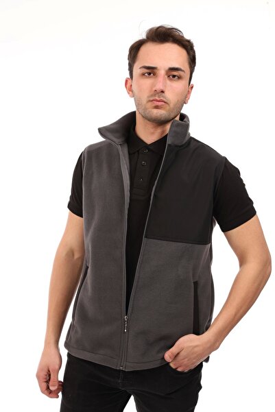 PUREWORK Softshell Polar Yelek - Füme