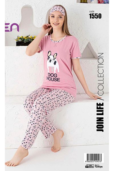 DONLİZZA 1550 Pajama Set Combed Cotton Viscon