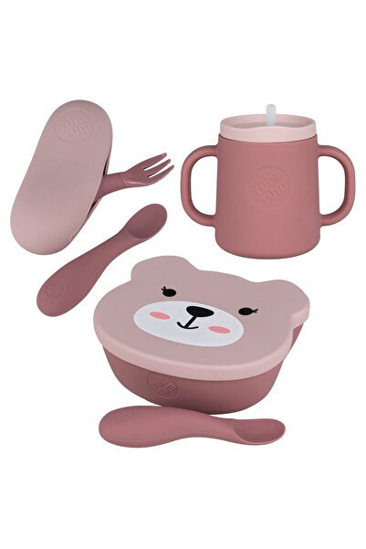 TUM TUM كوب تدريب من السيليكون من توم توم / وعاء طعام مفرغ من الهواء / طقم مل...