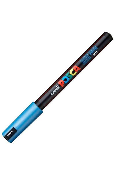 Uni 0.7mm Metallic Orange Posca Marker - Pc-1Mr