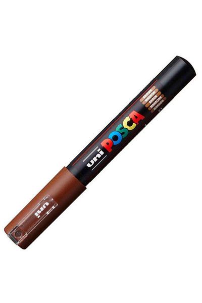 Uni Posca Marker - 0.7 mm Brown, Pc-1M Model