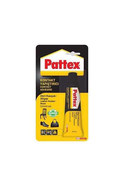 Pattex 1176370 Adeziv pentru piele, cauciuc, lemn 50 ml