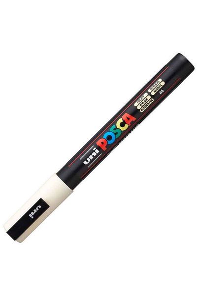 Uni Pc-3M Posca Marker - 0.9-1.3mm Ivory