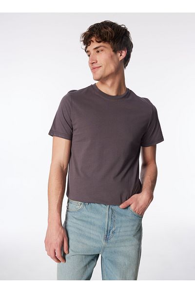 Lee Cooper Round Neck Anthracite Men's T-Shirt 242 LCM242019 BASELO ANTHRACITE