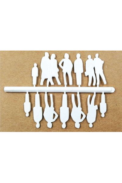 GVN ART Schulz Model People Figures 12 Pieces 150 Scale N02-5001